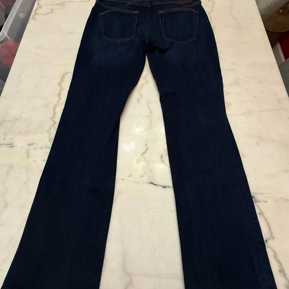 Abercrombie & Fitch Dark Blue Stretch Jeans Size 34x34 - Picture 4 of 6